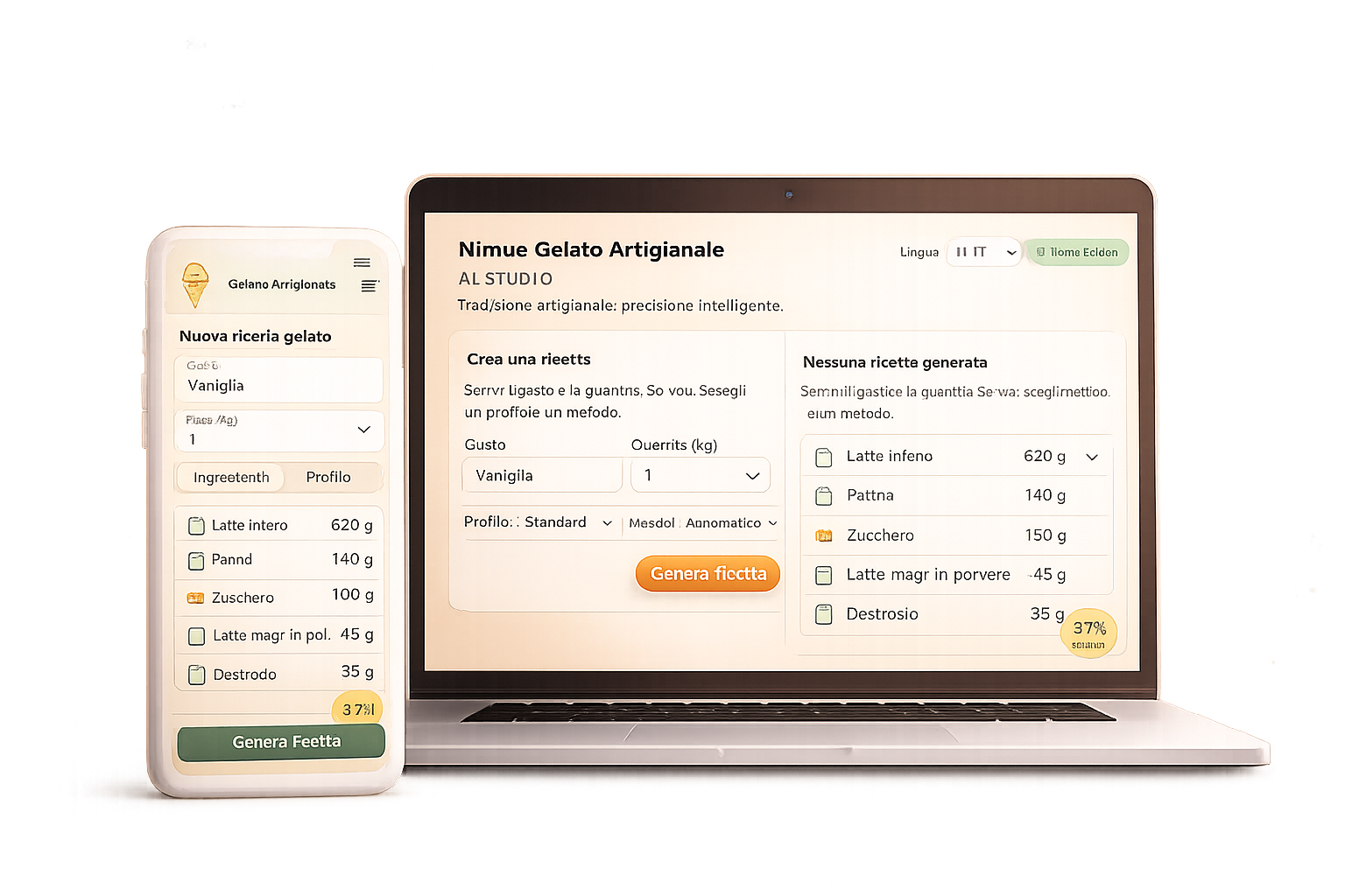 Nimue Gelato Artigianale — AI Studio